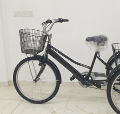 Siyah cargo Dorello bisiklet 2960 3 TEKERLI KARGO SEPETLİ YÜK BİSİKLETİ Pazar bisikleti