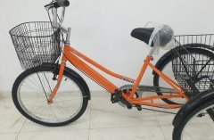 Turuncu Cargo Dorello bisiklet 2960 3 TEKERLI KARGO SEPETLİ YÜK BİSİKLETİ Pazar bisikleti turuncu model