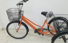 Turuncu Cargo Dorello bisiklet 2960 3 TEKERLI KARGO SEPETLİ YÜK BİSİKLETİ Pazar bisikleti turuncu model