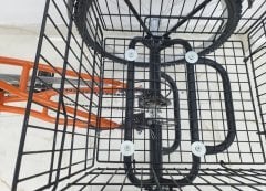 Turuncu Cargo Dorello bisiklet 2960 3 TEKERLI KARGO SEPETLİ YÜK BİSİKLETİ Pazar bisikleti turuncu model