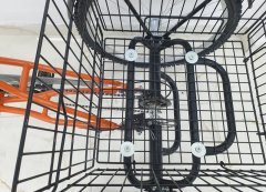 Turuncu Cargo Dorello bisiklet 2960 3 TEKERLI KARGO SEPETLİ YÜK BİSİKLETİ Pazar bisikleti turuncu model