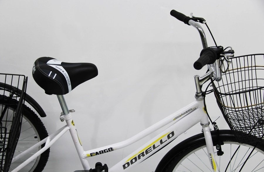 Beyaz Cargo Dorello bisiklet 2960 3 TEKERLI KARGO SEPETLİ YÜK BİSİKLETİ Pazar bisikleti beyaz model