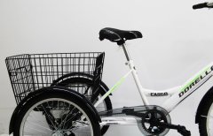 20 jant Beyaz Cargo Dorello bisiklet 2060 3 TEKERLI KARGO SEPETLİ YÜK BİSİKLETİ Pazar bisikleti beyaz model 20 jant