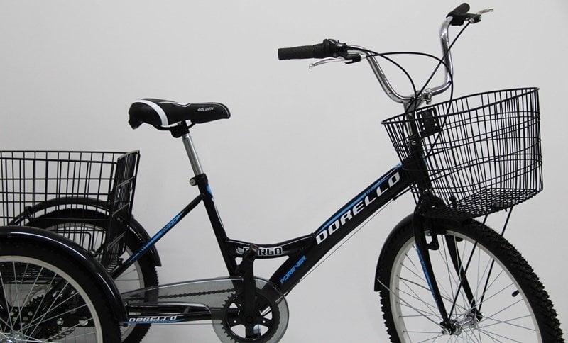 20 jant siyah Cargo Dorello bisiklet 2060 3 TEKERLI KARGO SEPETLİ YÜK BİSİKLETİ Pazar bisikleti beyaz model 20 jant