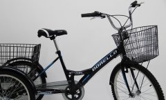 20 jant siyah Cargo Dorello bisiklet 2060 3 TEKERLI KARGO SEPETLİ YÜK BİSİKLETİ Pazar bisikleti beyaz model 20 jant