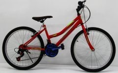 Dorello bisiklet 24 jant 2400 bayan kadro bisiklet kırmızı bisiklet bayan kadro