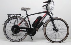 siyah kırmızı diskli 28 jant elektrikli bisiklet dorello 48 watt 750 amper imalattan bisiklt