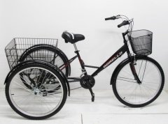 siyah Pazar Bisikleti Dorello Cargo Bisikleti 2960 model imalattan  26 jant 21 vites