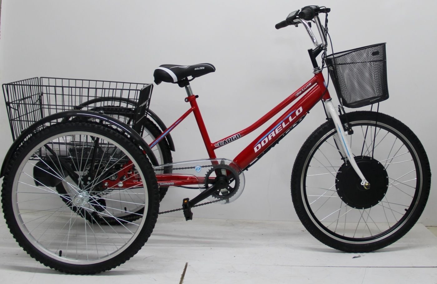 Dorello elektrikli bisiklet 48 volt L18 model  imalattan elektrikli bisiklet cargo transporter akülü bisiklet elektrikli