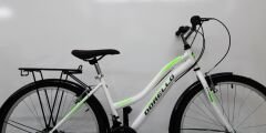2650 model beyaz yeşil bisiklet DORELLO BİSİKLET