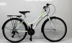2650 model beyaz yeşil bisiklet DORELLO BİSİKLET