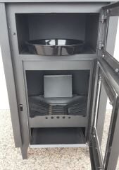 Pelet sobası odun kömür pelet yakabilen pelet sobası  2,5 model mf100 model