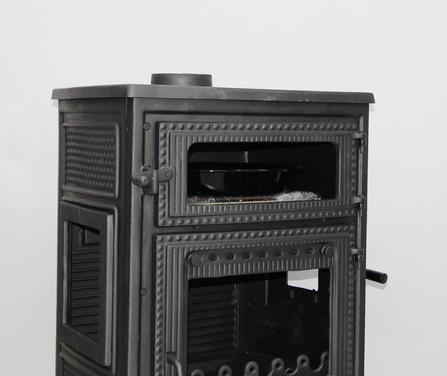 dorello şömine döküm soba kuzine soba camlı soba mf8,5 model