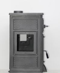 dorello şömine döküm soba kuzine soba camlı soba mf8,5 model