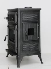 dorello şömine döküm soba kuzine soba camlı soba mf8,5 model