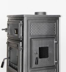 dorello şömine döküm soba kuzine soba camlı soba mf8,5 model