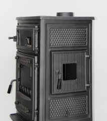 dorello şömine döküm soba kuzine soba camlı soba mf8,5 model