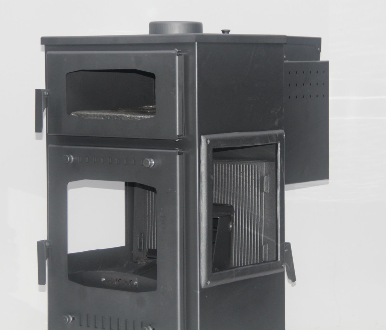 Pelet sobası yandan camlı model Dorello pelet sobası mf100 model
