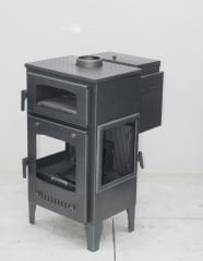 Pelet sobası yandan camlı model Dorello pelet sobası mf100 model