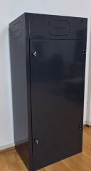 Kombi dolabı mat siyah doğalgaz kombi dolabı