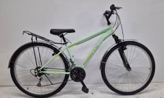 Dorello bisiklet 2641 önden amortisörlü turkuaz bisiklet çamurluklu model