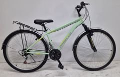 Dorello bisiklet 2641 önden amortisörlü turkuaz bisiklet çamurluklu model