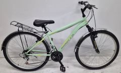 Dorello bisiklet 2641 önden amortisörlü turkuaz bisiklet çamurluklu model