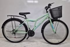 26 jant dorello bisiklet 26 jant YEŞİL  24 jant 26 jant bisiklet yeşil d kadro model ÇAMURLUKLU SEPETLİ