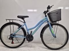 2650 MODEL LADY dorello bisiklet 26 jant MAVİ  24 jant 26 jant bisiklet MAVİ LADY model ÇAMURLUKLU SEPETLİ