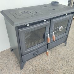 Kuzine soba camlı şömine soba Dorello kuzine mf014 model