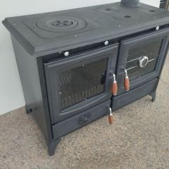 Kuzine soba camlı şömine soba Dorello kuzine mf014 model