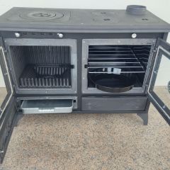 Kuzine soba camlı şömine soba Dorello kuzine mf014 model