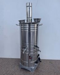 Semaver Çay Demleme Çaydanlık 17 litre 25 litre 35 litre 50 litre büyük semaver