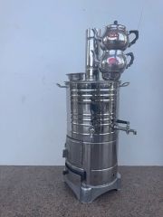 Semaver Çay Demleme Çaydanlık 17 litre 25 litre 35 litre 50 litre büyük semaver