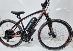 Dorello elektrikli bisiklet 48 volt  model imalattan elektrikli bisiklet cargo transporter akülü bisiklet elektrikli siyah kırmızı model