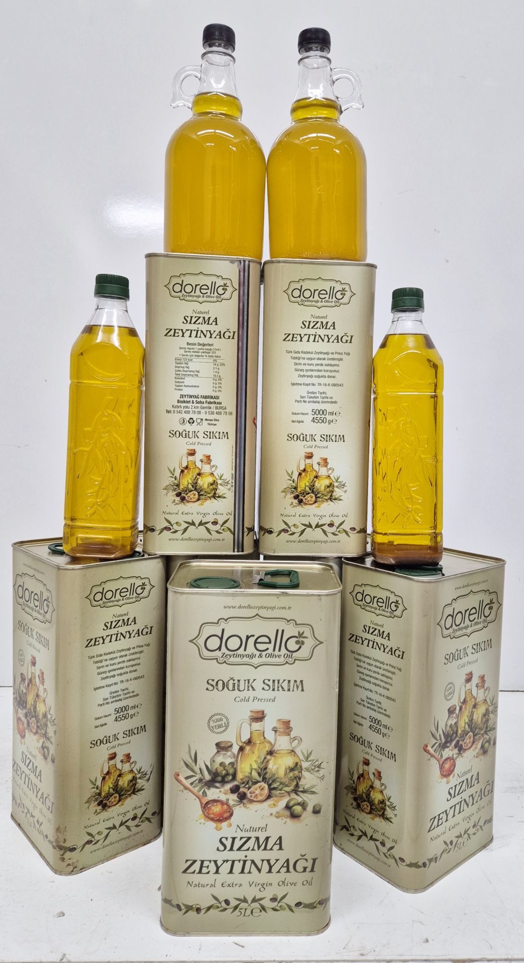 Dorello zeytinyağı 10 litre zeytinyağı