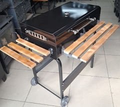 davlumbazlı mangal dorello mf41 -   55 cm lik mangal
