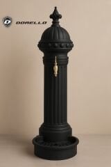 Gartenbrunnen – Gusseisenkonstruktion – Klassisches Design – Wasserhahn nicht im Lieferumfang enthalten – Dorello