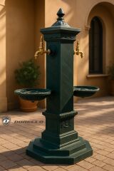 Dorello Döküm Çeşme – Boyalı Çeşme | Bahçe Çeşmesi | Musluklu Çeşme