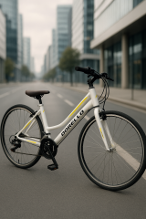 Dorello-Fahrrad, Canel-Rahmen, schwarz, Modell 2840, Dorello-Rot, 28-Zoll-Räder, schmale Reifen.