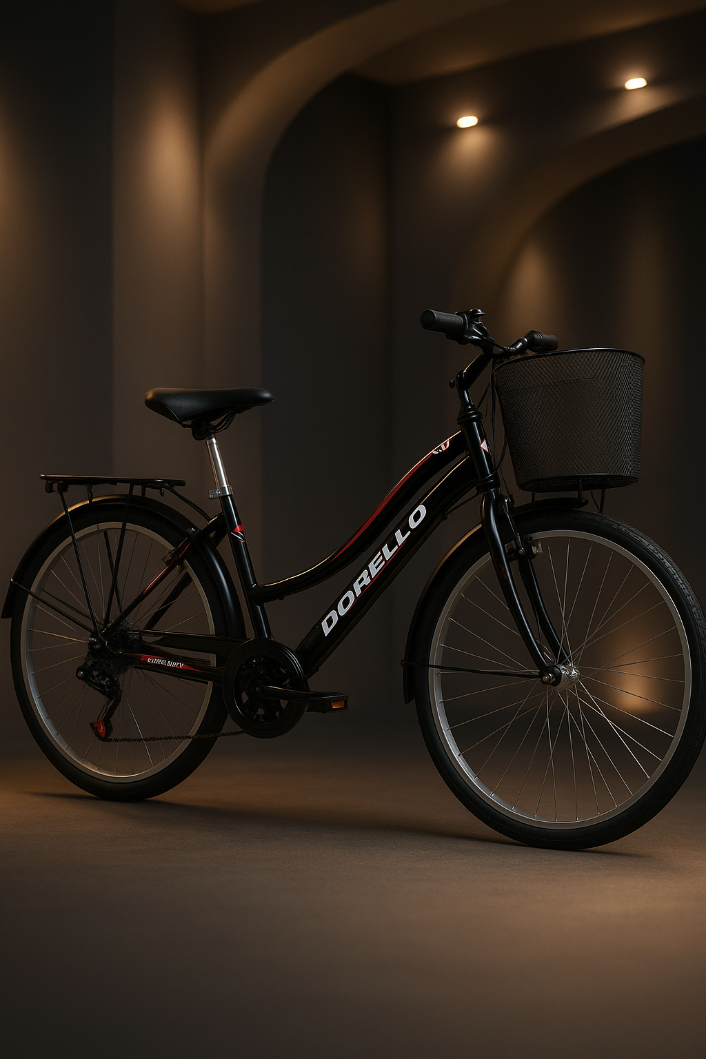 Dorello bisiklet canel kadro siyah model 2650 model Dorello beyaz 26 siyah lady model