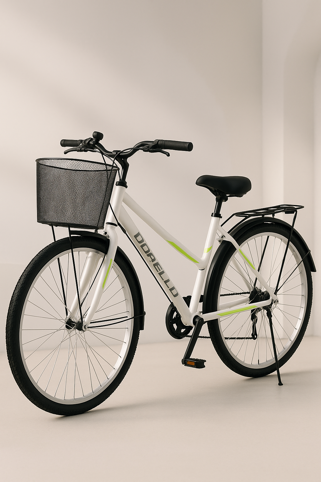 Dorello 26 Jant Şehir Bisikleti - Ön Sepetli ve Arka Raflı Hafif Kadro
