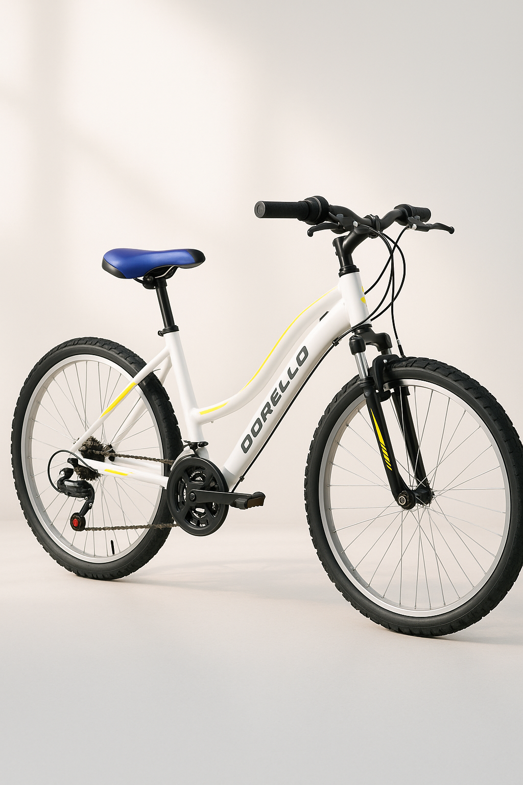 Dorello Bisiklet 2640 Model - Dorello 26 Jant Beyaz Şehir Bisikleti – Konforlu ve Şık Tasarım