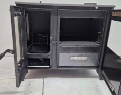 Pelet Soba Odun ve Kömür Yanar Fırınlı  Model