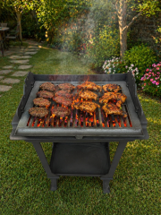 Dorello Grillroste aus Gusseisen | Langlebiger und stilvoller Gartengrill