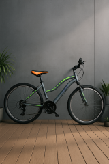 Dorello Bisiklet 2640 - 26 Jant Dağ Bisikleti – Vitesli, Mat Siyah, Şık Tasarım