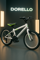 Dorello Bisiklet 2070 Model - 20 Jant Beyaz Çocuk Bisikleti – Vitesli, Spor Seleli, Erkek Çocuklar İçin