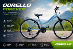 Dorello Forever: Robuster Rahmen, komfortables Fahrgefühl, 21 Gänge, komfortable Federung