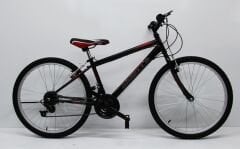 Dorello 24-Zoll-Canel-Fahrradrahmen, City-Modell, schwarz