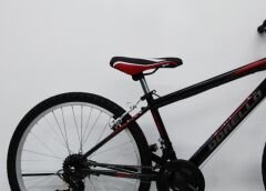 Dorello 24-Zoll-Canel-Fahrradrahmen, City-Modell, schwarz